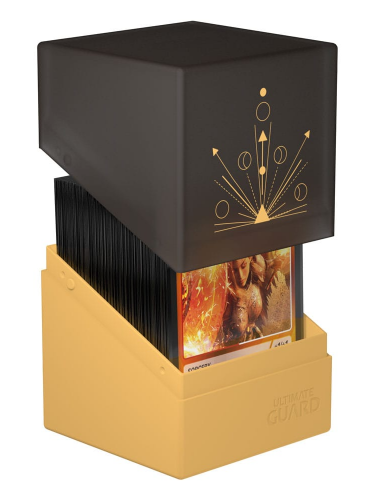 Krabička na karty Ultimate Guard - Boulder Deck Case Druidic Secrets Sol (Sand) (100+)