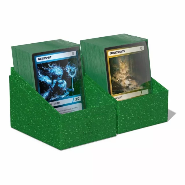 Krabička na karty Ultimate Guard - Boulder Deck Case Return to Earth Green (133+)