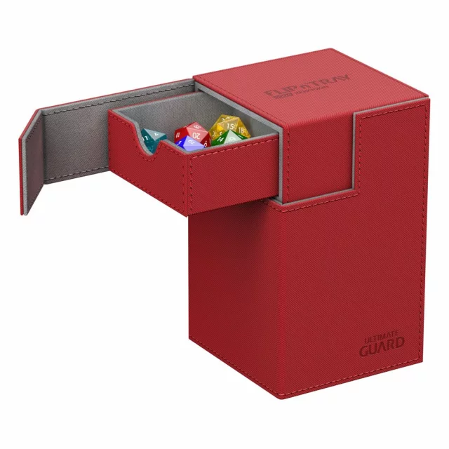 Krabička na karty Ultimate Guard - FlipNTray Deck Case 100+ Standard Size XenoSkin Red