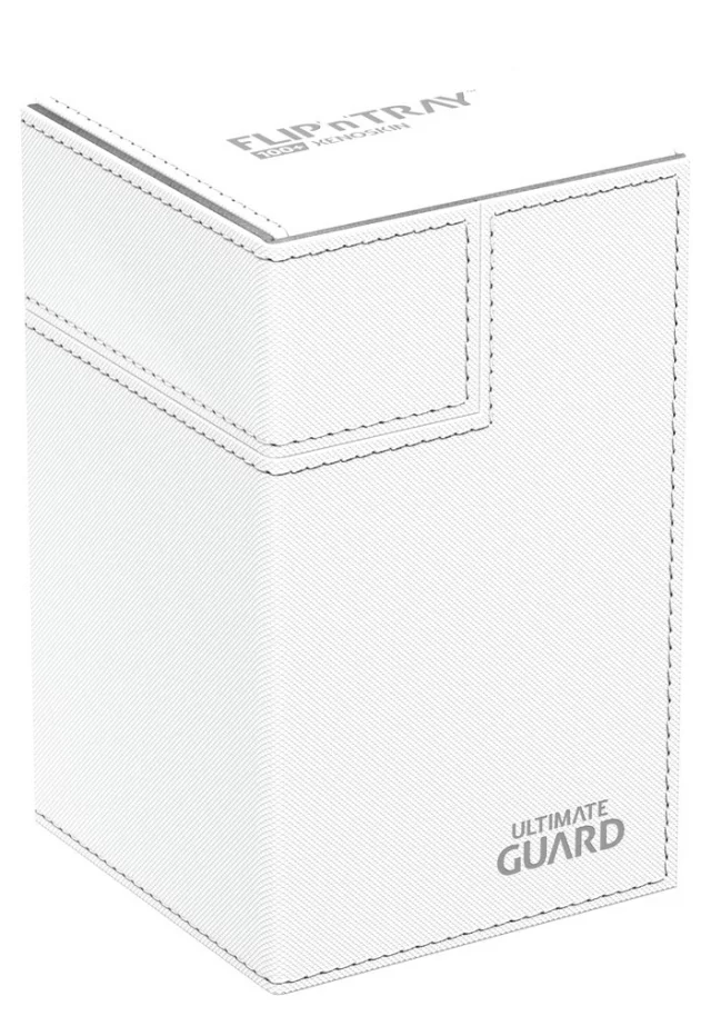 Krabička na karty Ultimate Guard - FlipNTray Deck Case 100+ Standard Size XenoSkin White