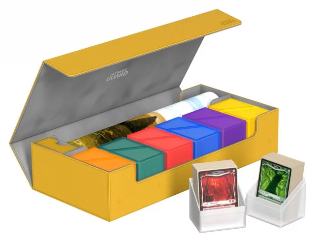 Krabička na karty Ultimate Guard - Superhive 550+ Standard Size XenoSkin Amber