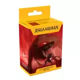Ochranné obaly na karty Dragon Shield - Asgaardian Sleeve: Fiery Red Standard (104 ks)
