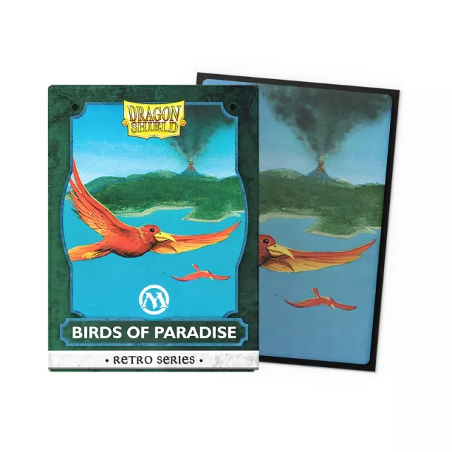 Ochranné obaly na karty Dragon Shield - Brushed Art Retro Series Birds of Paradise (100 ks) - Magic The Gathering