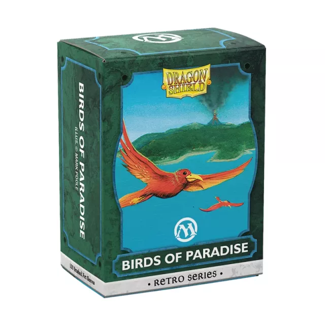 Ochranné obaly na karty Dragon Shield - Brushed Art Retro Series Birds of Paradise (100 ks) - Magic The Gathering