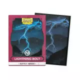 Ochranné obaly na karty Dragon Shield - Brushed Art Retro Series Lightning Bolt (100 ks) - Magic The Gathering