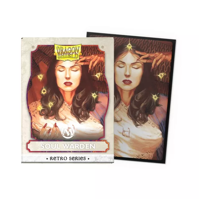Ochranné obaly na karty Dragon Shield - Brushed Art Retro Series Soul Warden (100 ks) - Magic The Gathering