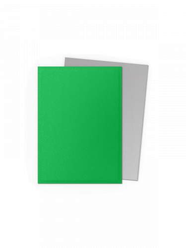 Ochranné obaly na karty Dragon Shield - Matte Dual Sleeves Apple Green & Silver (100 ks)