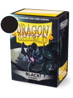 Ochranné obaly na karty Dragon Shield - Standard Sleeves Classic Black (100 ks)