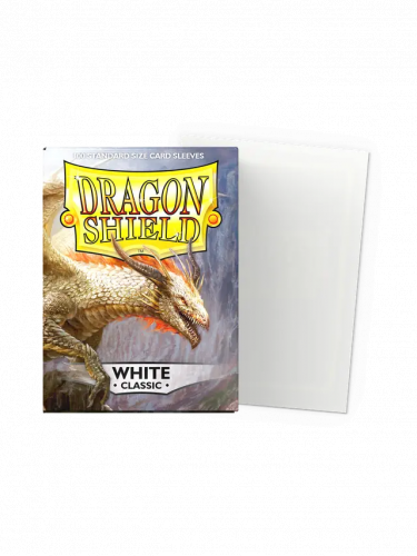 Ochranné obaly na karty Dragon Shield - Standard Sleeves Classic White (100 ks)