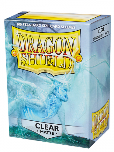 Ochranné obaly na karty Dragon Shield - Standard Sleeves Matte Clear (100 ks)