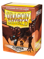 Ochranné obaly na karty Dragon Shield - Standard Sleeves Matte Copper (100 ks) 