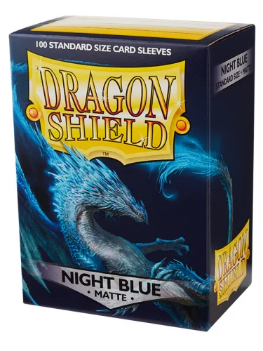 Ochranné obaly na karty Dragon Shield - Standard Sleeves Matte Night Blue (100 ks)