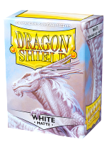 Ochranné obaly na karty Dragon Shield - Standard Sleeves Matte White (100 ks)