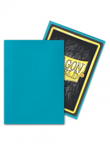 Ochranné obaly na karty Dragon Shield - Turquoise Matte (100 ks)
