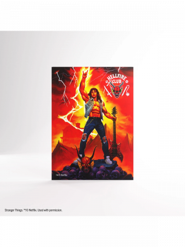 Ochranné obaly na karty Stranger Things - Hellfire Club: Premium Art Sleeves Card Eddie Munson (50 ks)