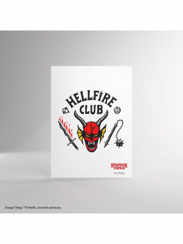 Ochranné obaly na karty Stranger Things - Hellfire Club: Premium Art Sleeves Card Hellfire Club (50 ks)