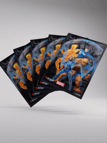 Ochranné obaly na karty Gamegenic - Marvel Super Heroes - Premium Double Sleeving The Fantastic Four (105ks)