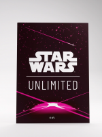 Ochranné obaly na karty Gamegenic - Star Wars: Unlimited Art Sleeves Card Back Magenta (62 ks)