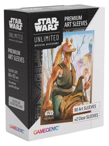 Ochranné obaly na karty Gamegenic - Star Wars: Unlimited Art Sleeves: Jar Jar Binks (80 ks)