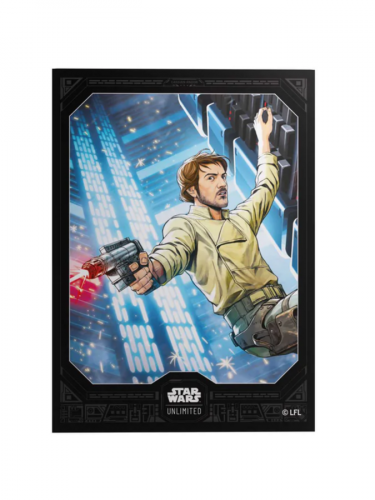 Ochranné obaly na karty Gamegenic - Star Wars: Unlimited: Premium Art Sleeves Cassian Andor (60 ks)