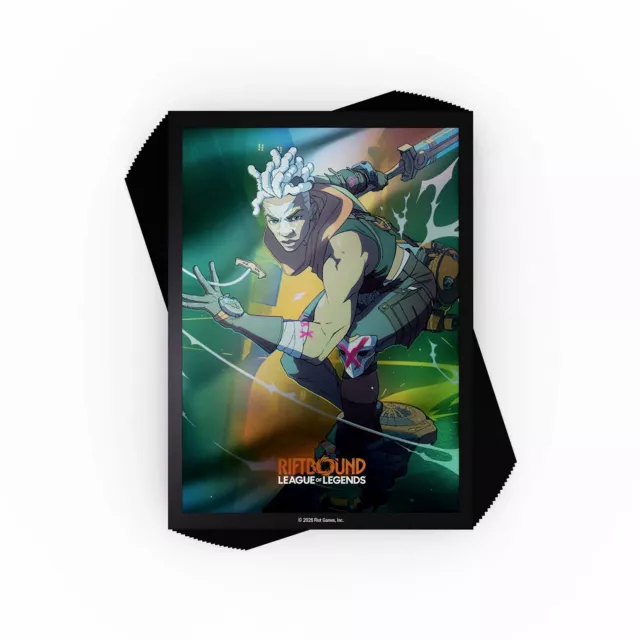 Ochranné obaly na karty Riftbound - Radiance Ekko (100 ks) - League of Legends