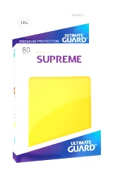 Ochranné obaly na karty Ultimate Guard - Supreme UX Sleeves Standard Matte Yellow (80 ks)