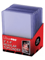 Ochranné obaly na karty Ultra Pro - Regular Toploader (25 ks)