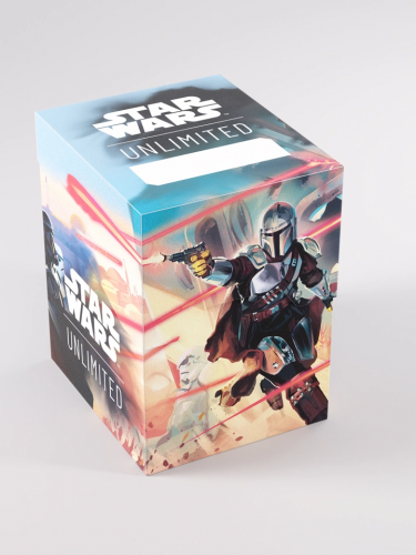 Krabička na karty Gamegenic - Star Wars: Unlimited Soft Crate Mandalorian/Moff Gideon