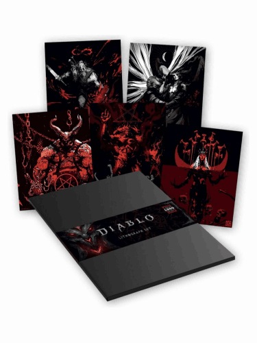 Litografia Diablo - Premium Art Set (5 ks)