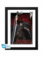 Zarámovaný plagát Berserk - The Black Swordsman