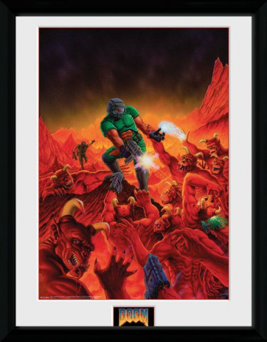 Zarámovaný plagát Doom: Classic Theme