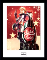 Zarámovaný plagát Fallout: Nuka Cola
