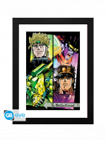 Zarámovaný plagát Jojo's Bizarre Adventure - Dio & Jotaro