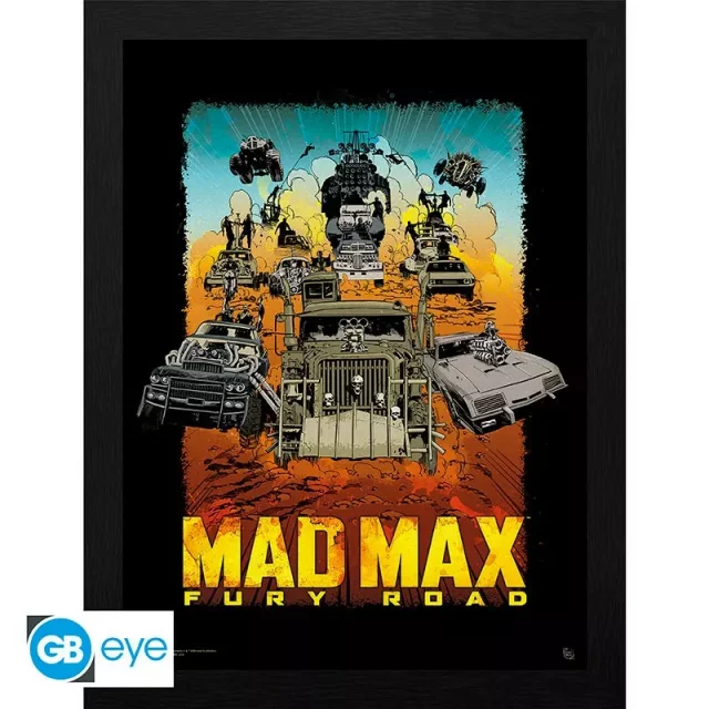 Zarámovaný plagát Mad Max - Fury Road