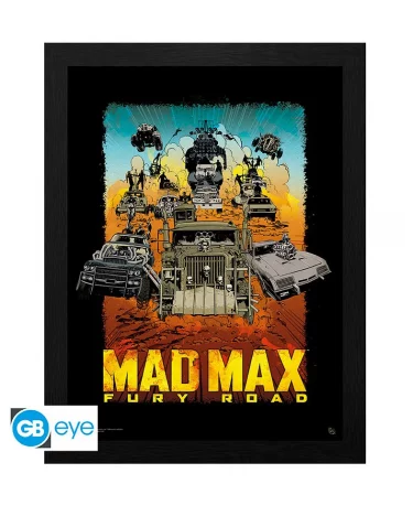Zarámovaný plagát Mad Max - Fury Road