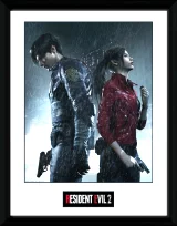 Zarámovaný plagát Resident Evil 2 - Keyart