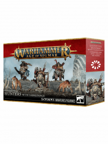 W-AOS: Ogor Mawtribes - Hunters with Sabrefangs (5 figúrok)
