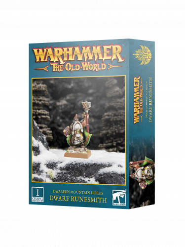 Warhammer The Old World - Dwarfen Mountain Holds - Dwarf Runesmith (1 figúrka)