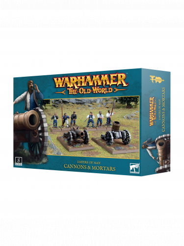 Warhammer The Old World - Empire of Man - Cannons and Mortars (8 figúrok)