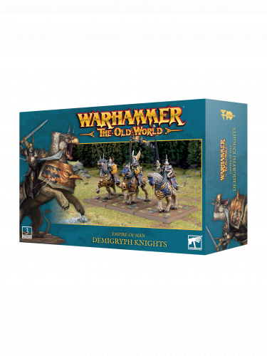 Warhammer The Old World - Empire of Man - Demigryph Knights (3 figúrky)