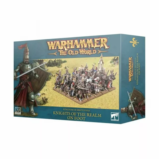 Warhammer The Old World - Kingdom of Bretonnia - Knights of the Realm on Foot