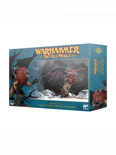 Warhammer The Old World - Warriors of Chaos - Chaos Lord on Manticore (1 figúrka)