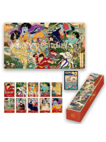 Kartová hra One Piece TCG - 1st Anniversary Set (karty, podložka, krabička, obaly)