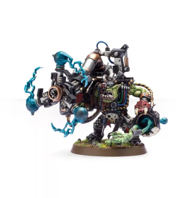 W40k: Orks - Big Mek with Shokk Attack Gun (1 figúrka) - Warhammer