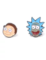 Manžetové gombíčky Rick and Morty - Heads