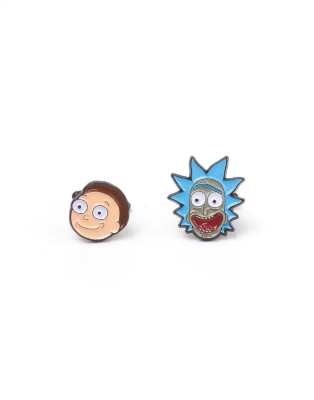 Manžetové gombíčky Rick and Morty - Heads