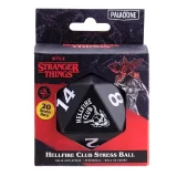 Antistresová loptička Stranger Things - Hellfire Club D20