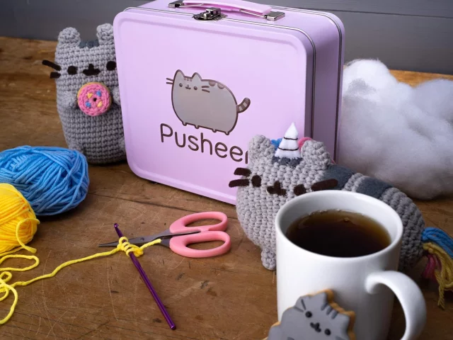 Háčkovací set Pusheen - Unicorn