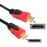 Kábel Mini HDMI na HDMI (dĺžka 1.5m, pozlátené konektory)