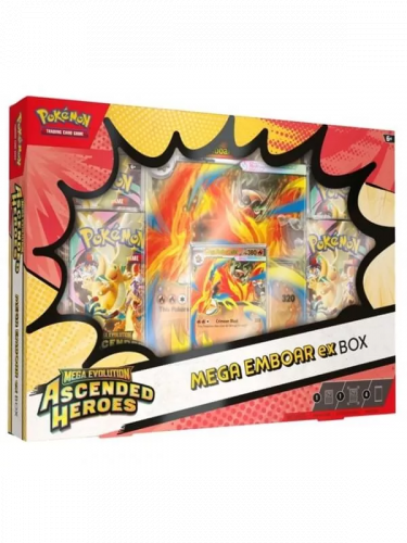 Kartová hra Pokémon TCG: Mega Evolution - Ascended Heroes ex Box - Mega Emboar